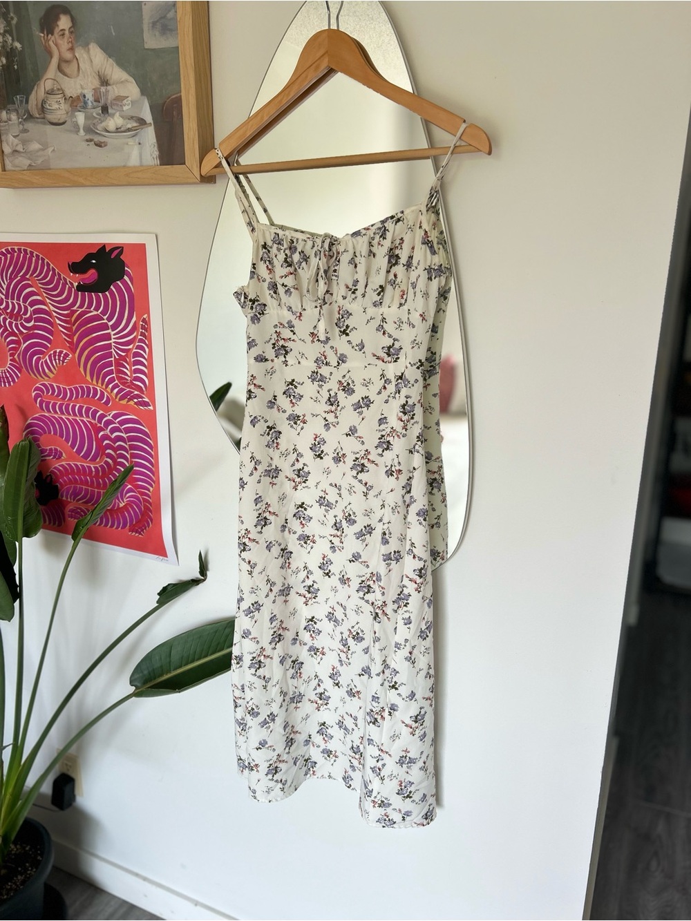 Floral Midi length dress